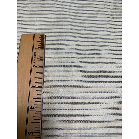 Striped Cotton Fabric 1/2 yard 46" wide Yellow & Black Sewing Quilting - Picture 2 of 6